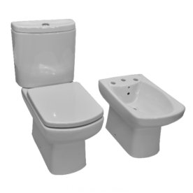 Combo Sanitarios Roca Dama Inodoro Bidet Completo Cs7267