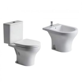 Combo de sanitarios Ferrum Veneto inodoro, deposito y bidet