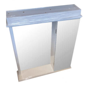 Botiquin Del Val Blanco 1 Puerta Vidrio 2 Luces Mod. 311