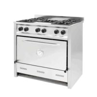 Cocina industrial Gastroequip 5 hornallas 90cm