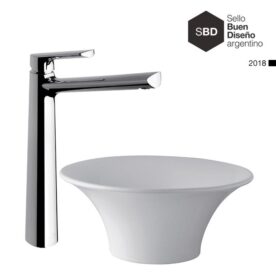 Monocomando FV alto para bachas 0181.02/D8 Aromo