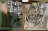 Griferia de bidet Piazza Modena Satinado Oro Vintage - Imagen 2