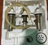 Griferia de bidet Stalgrif Bari Blanco Cromo Vintage - Imagen 2