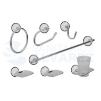 Set de accesorios Piazza Satinado Marmol