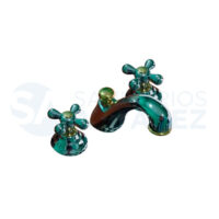 Griferia de lavatorio Stalgrif Cromo Oro Vintage