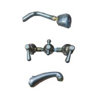 Griferia de lluvia ducha Piazza Lever Satinado Oro Vintage