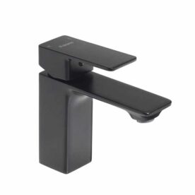 Monocomando Peirano para lavatorio Soria Black