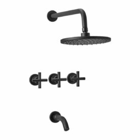 Griferia Peirano para bañera y ducha Black Velvet