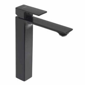 Monocomando Peirano lavatorio Soria Black Alto