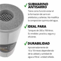 Filtro Antisarro Submarino Sal Polifosfato - Imagen 3