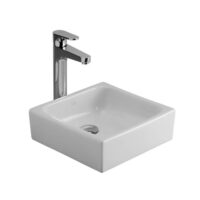 Lavatorio Apoyo Bacha Ferrum Tori Cuadrada