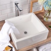 Lavatorio Apoyo Bacha Ferrum Tori Cuadrada - Imagen 3