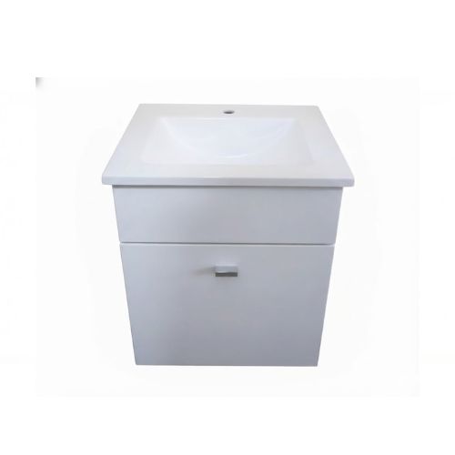 lanin colgante 50cm blanco Vanitory Colgante Lanin 50 Cm Blanco Bacha Marmolina - Imagen 1