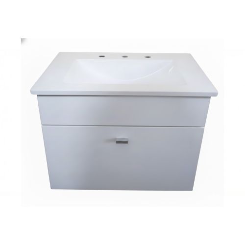 lanin colgante 60cm blanco Vanitory Colgante Lanin 60 Cm Blanco Bacha Marmolina - Imagen 1