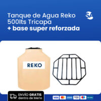 Tanque De Agua Reko 500 Lts Tricapa mas Base De Tanque Super Reforzada - Imagen 2