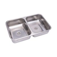 Bacha Doble Ariel 62 x 38 x 15cm 4310 Acero