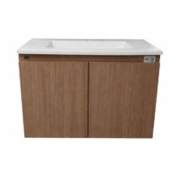 Vanitory Colgante Mh 80 Cm Mezzo Bacha Loza - Imagen 3