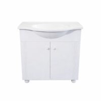 Vanitory de Pie Pacific 60 cm Blanco Bacha Marmolina