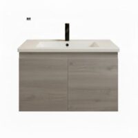 Vanitory Colgante Mh 60 Cm Caju Bacha Loza