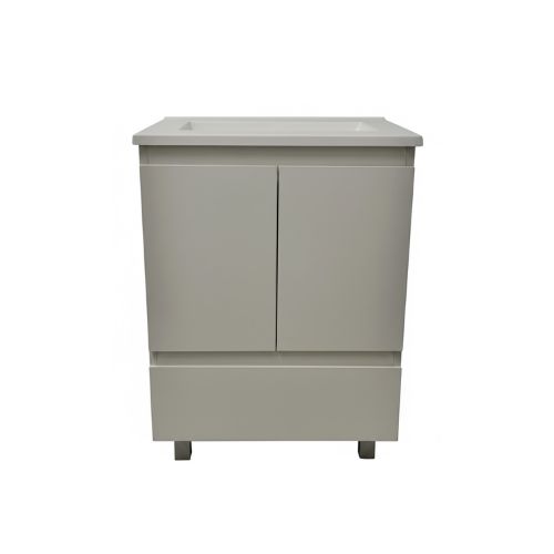 vanitory mh 60 pie V60CLAC Vanitory Pie Mh 60 Cm Clasico Bacha Loza Con Cajon - Imagen 1