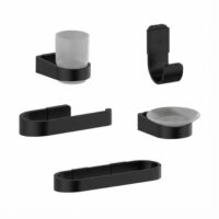 Kit Accesorios 5 Piezas FV Armonia Negro Mate 179.03/M8 NG