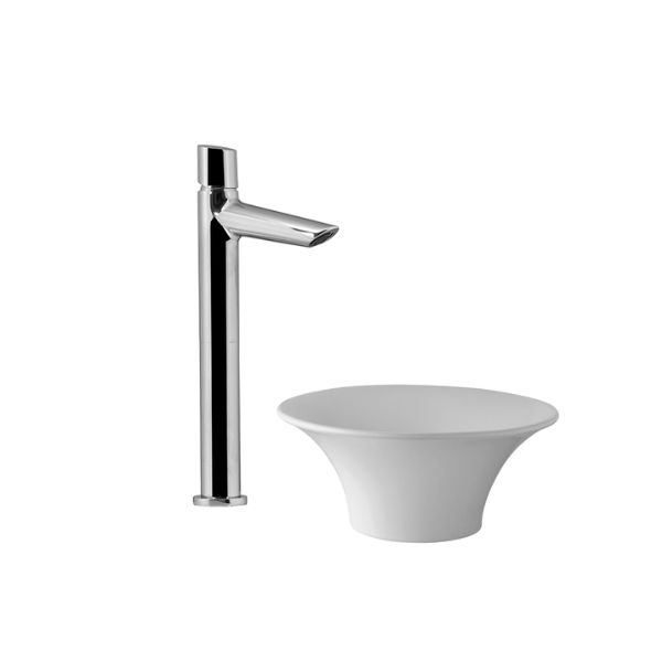 monocomando fv cilindra lavatorio alto Monocomando FV para lavatorio 0181.02/M5 Cilindra - Imagen 1