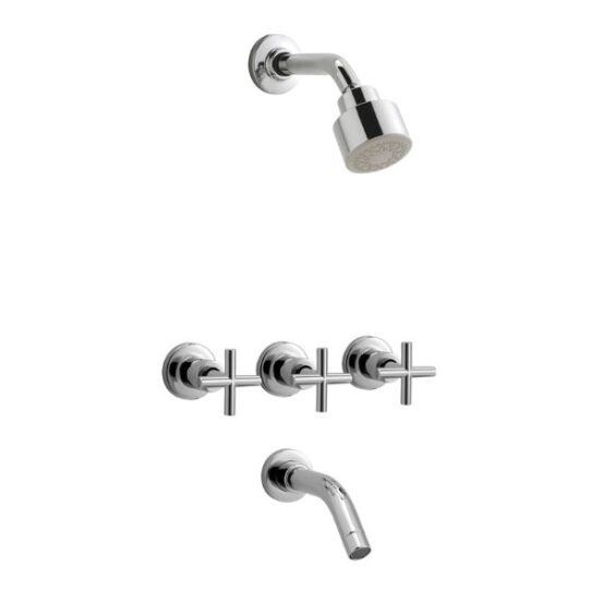 Griferia Peirano para bañera y ducha Valencia 80-122