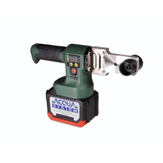 Termofusora Inalámbrica Acqua System Profesional Agua y Gas 16-40mm a Bateria