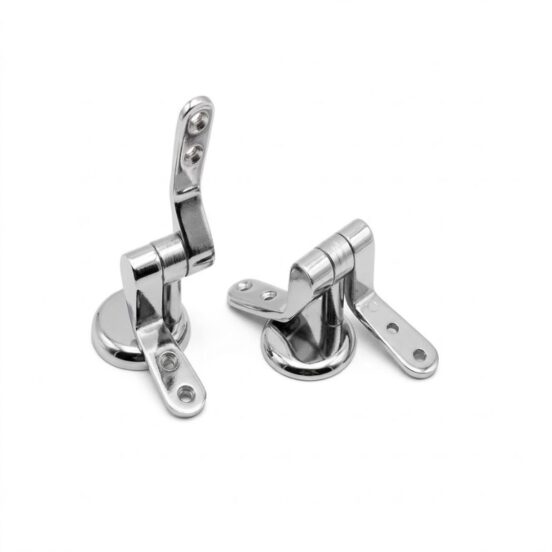 Set Repuesto Bisagras Herrajes Metalico Asiento Tapa Inodoro