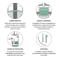 Valvula de descarga para mochila Egeo VD 50 - Imagen 2