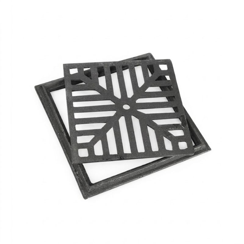 REJA REJILLA DE FUNDICION Reja Rejilla De Fundicion 40x40 Reforzada Con Marco - Imagen 1