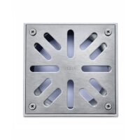 Reja Rejilla De Acero 10x10 Reforzada Con Marco Chicote