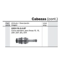 Repuesto Vastago Cabezal Fv Original 0201/15.5.0 - Imagen 2