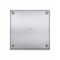 Tapa Ciega Rejilla De Acero 15x15 Reforzada Con Marco Chicote