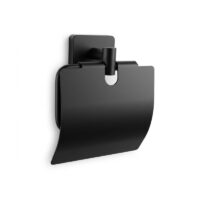 Accesorio Portarollo con Tapa Vaita Negro Mate