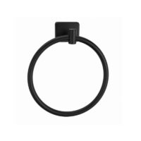 Accesorio Toallero en Aro Vaita Negro Mate