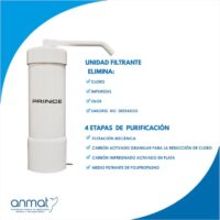 Purificador Agua Mesada Carbón Activado Reduce Cloro Prince - Imagen 4