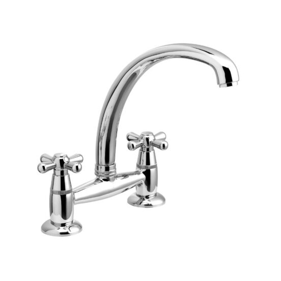 Griferia de Cocina para Mesada Peirano Ares 814/CR Pico Fundido