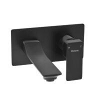 Monocomando Peirano para lavatorio de pared Soria Black 63-192N
