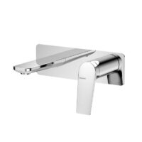 Monocomando Peirano para lavatorio de pared Wave Cromo 63-168