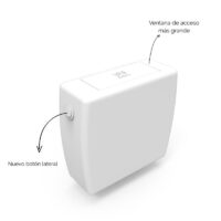 Deposito Mochila Plastico De Colgar a Codo Ideal a boton - Imagen 5