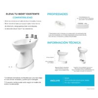 Base Eleva Bidet Para Baño De Discapacitados Inobase - Imagen 2