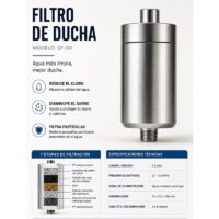 Filtro Purificador De Ducha 7 Etapas Sf-03 - Imagen 4