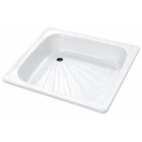Receptaculo de chapa Roca Capea 80 x 80 Antideslizante