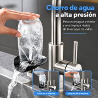 Monocomando Vaita para cocina con Lava Copas Gourmet - Imagen 2