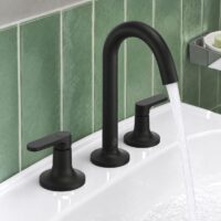 Griferia FV para Lavatorio 0207/R1 Lever Cala Black Negro Mate - Imagen 2
