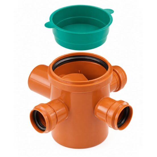 Pileta de Patio 3 Entradas Awaduct 63 a 40 Mh (2053) Con Sifon