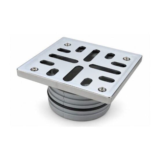 Porta Reja Acanalado 8 x 8 Ø 63 Awaduct Reja Acero Inoxidable (4106)