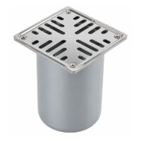 Porta Reja 15 x 15 Ø 110 Awaduct Reja Acero Inoxidable (4003)